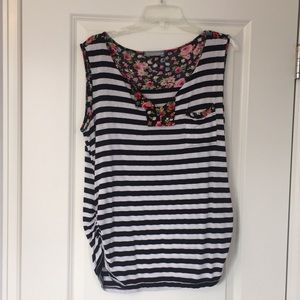 Olivia Moon striped tank size 1X